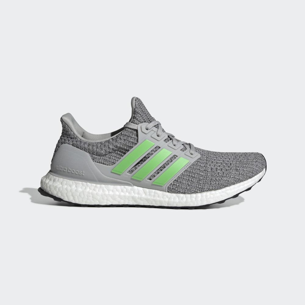 Adidasi Alergare Adidas Ultraboost Barbati Romania - Gri/Verzi Deschis F35235